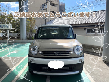 クロスビーご納車させて頂きました！